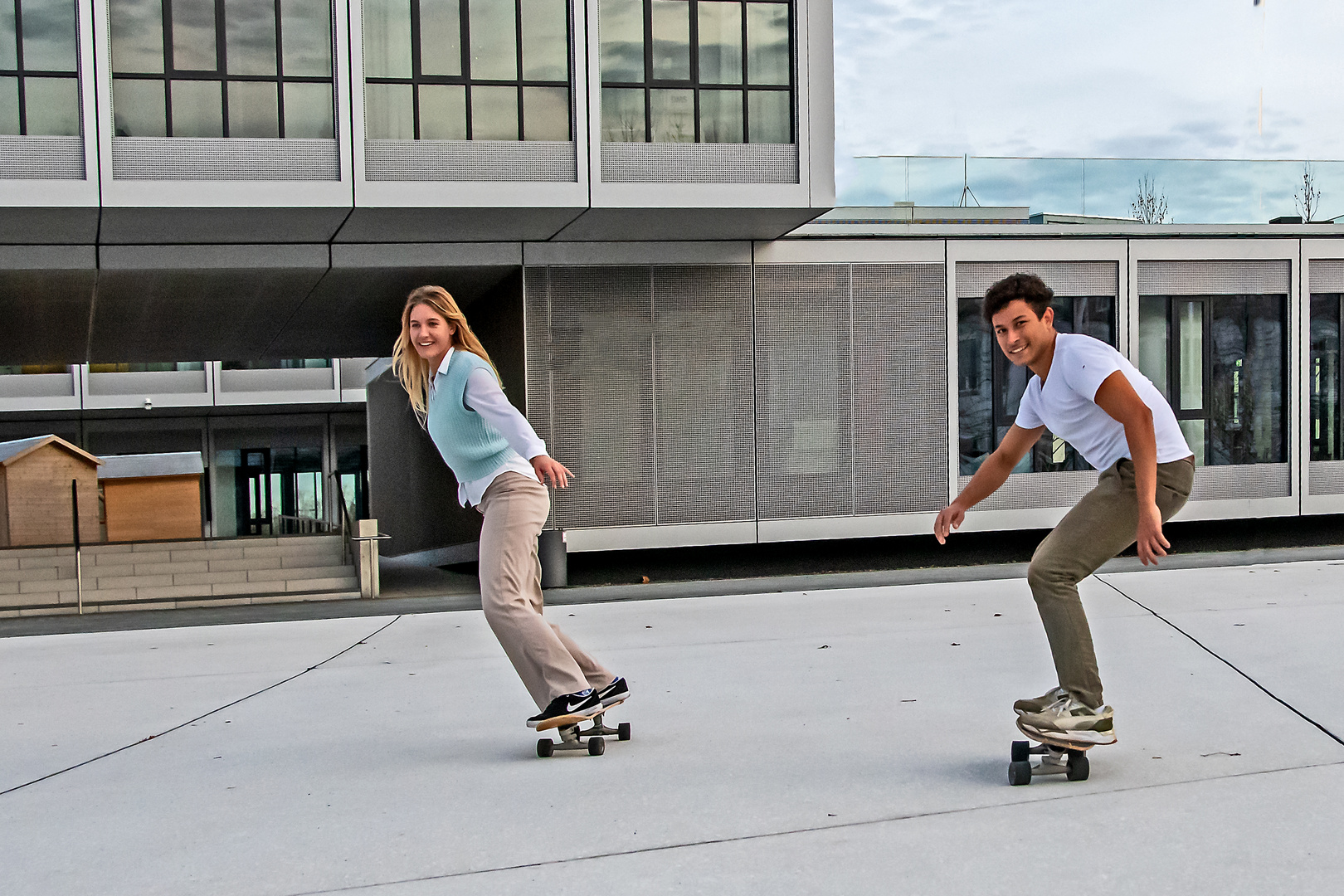 Skateboarding