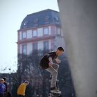 Skateboarding at Darmstadtium