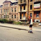 Skateboarding :)