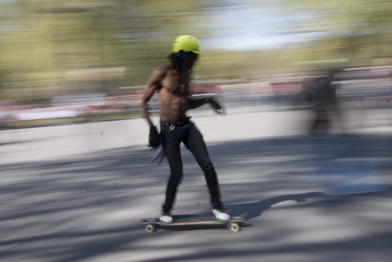 Skateboarding in Central Park 2