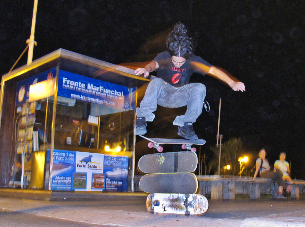 Skateboarding in Funchal