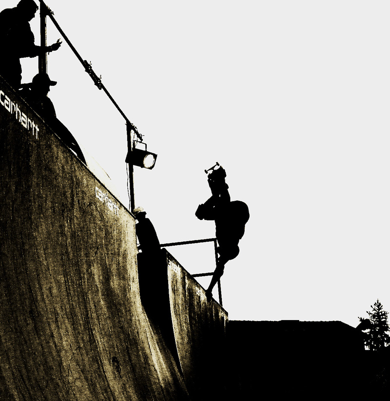 skateboarding in Montana town, Bulgaria