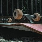 Skateboarding in street