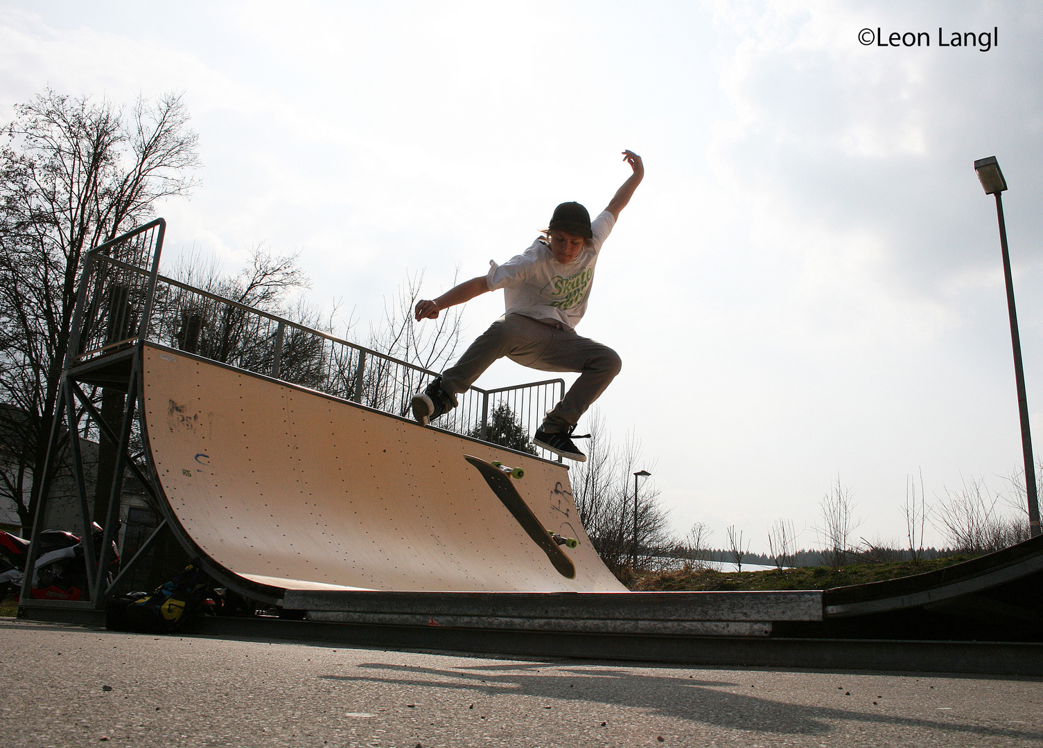 Skaten im Park