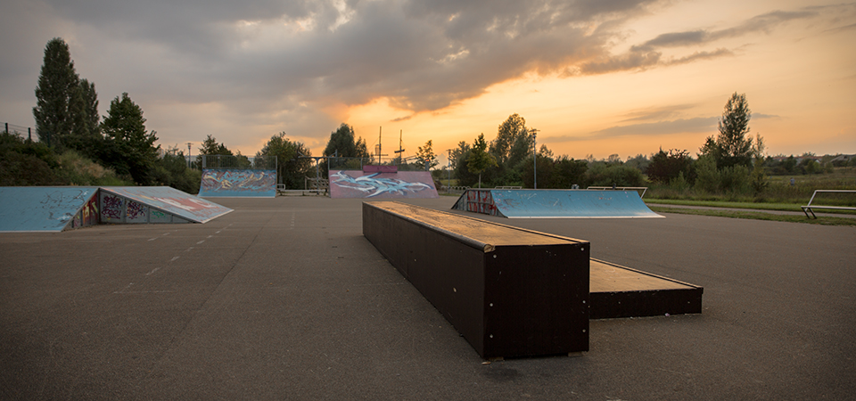 Skatepark in Halle Neustadt