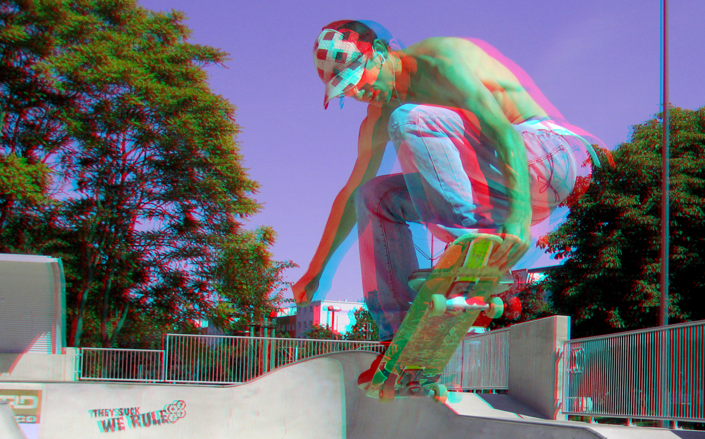 Skater (3D-Foto)