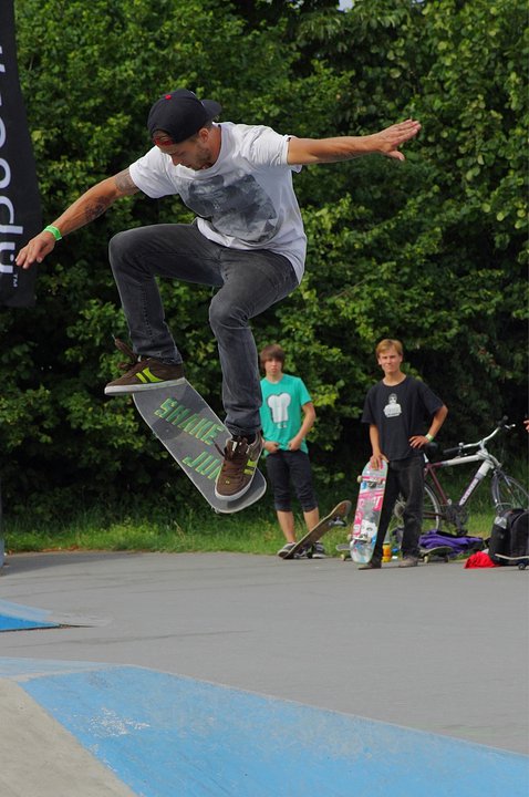 Skater bei der Convention auf dem Hessentag 2011