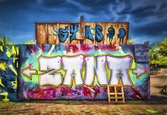 Skaterbahn Graffity  by Zana