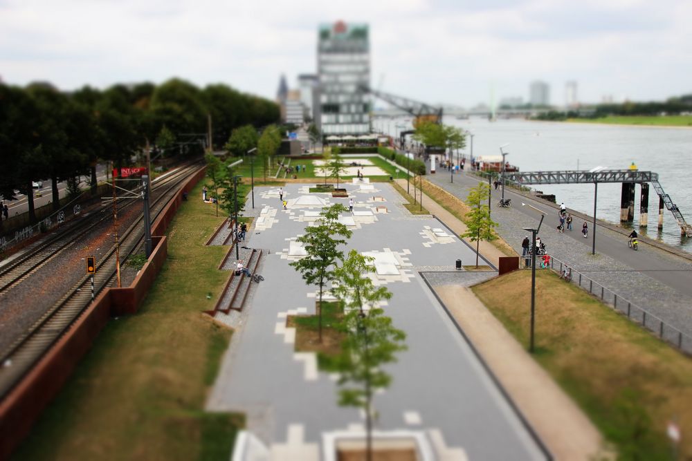 Skaterpark im Rheinauhafen