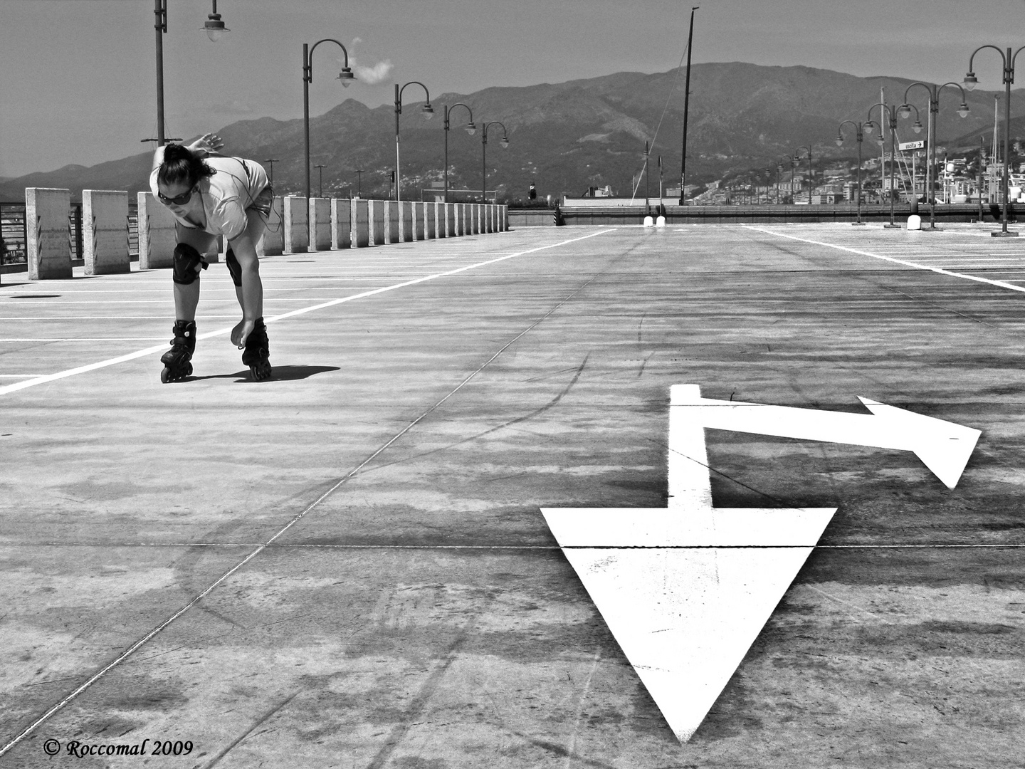 Skating in a sunday morning