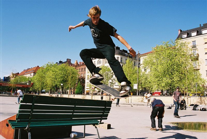 Skating in Stockholm