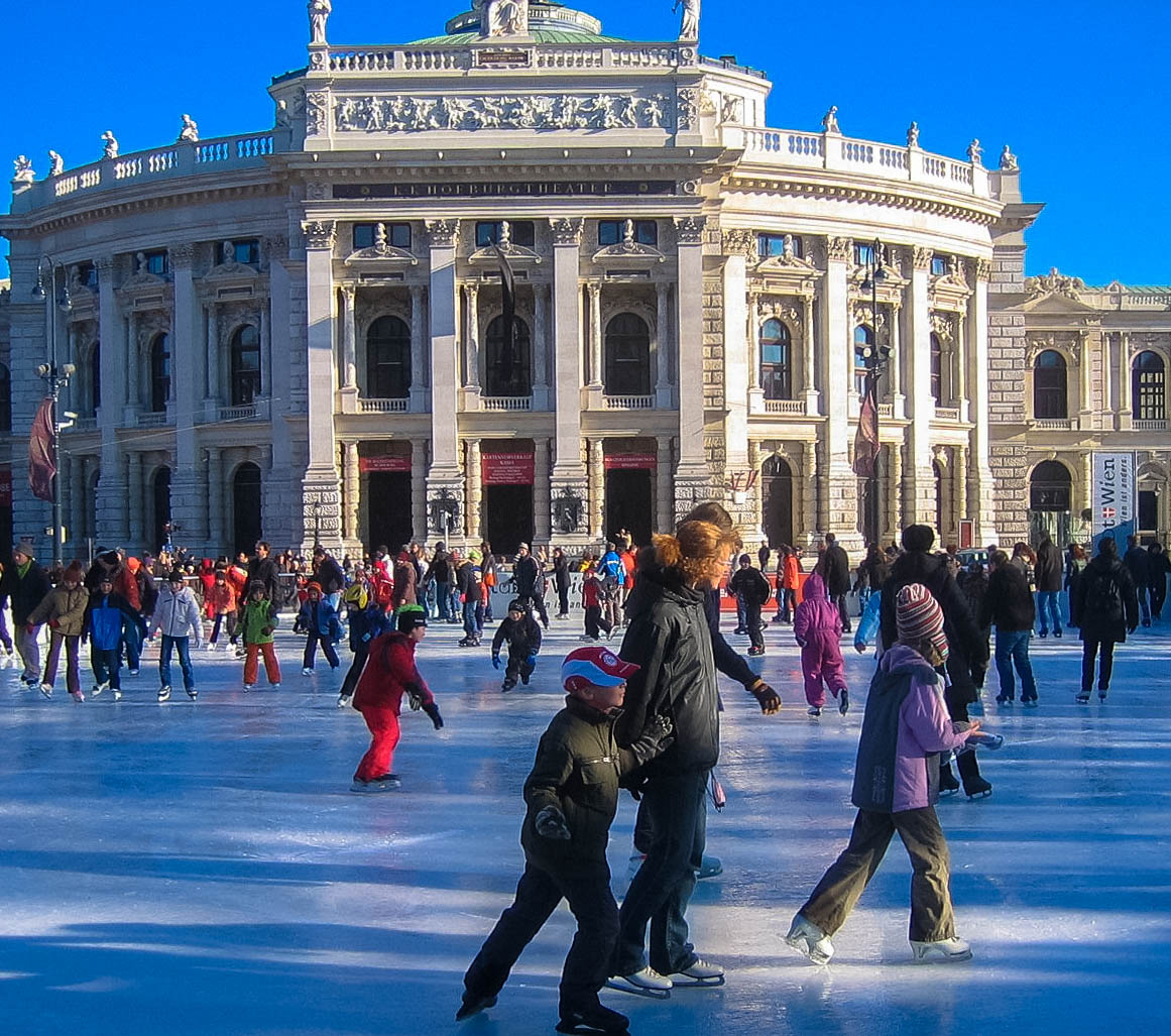..Skating in Vienna..