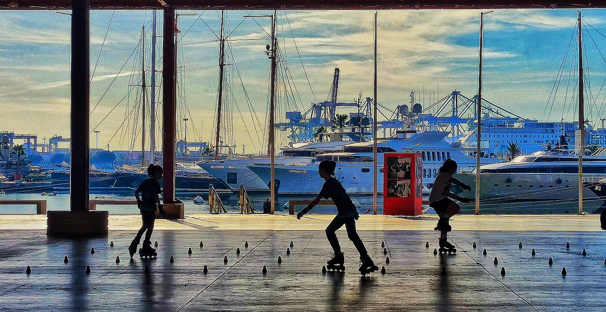 Skating mit Ausblick