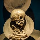 Skelett in Teotihuacán Mexiko