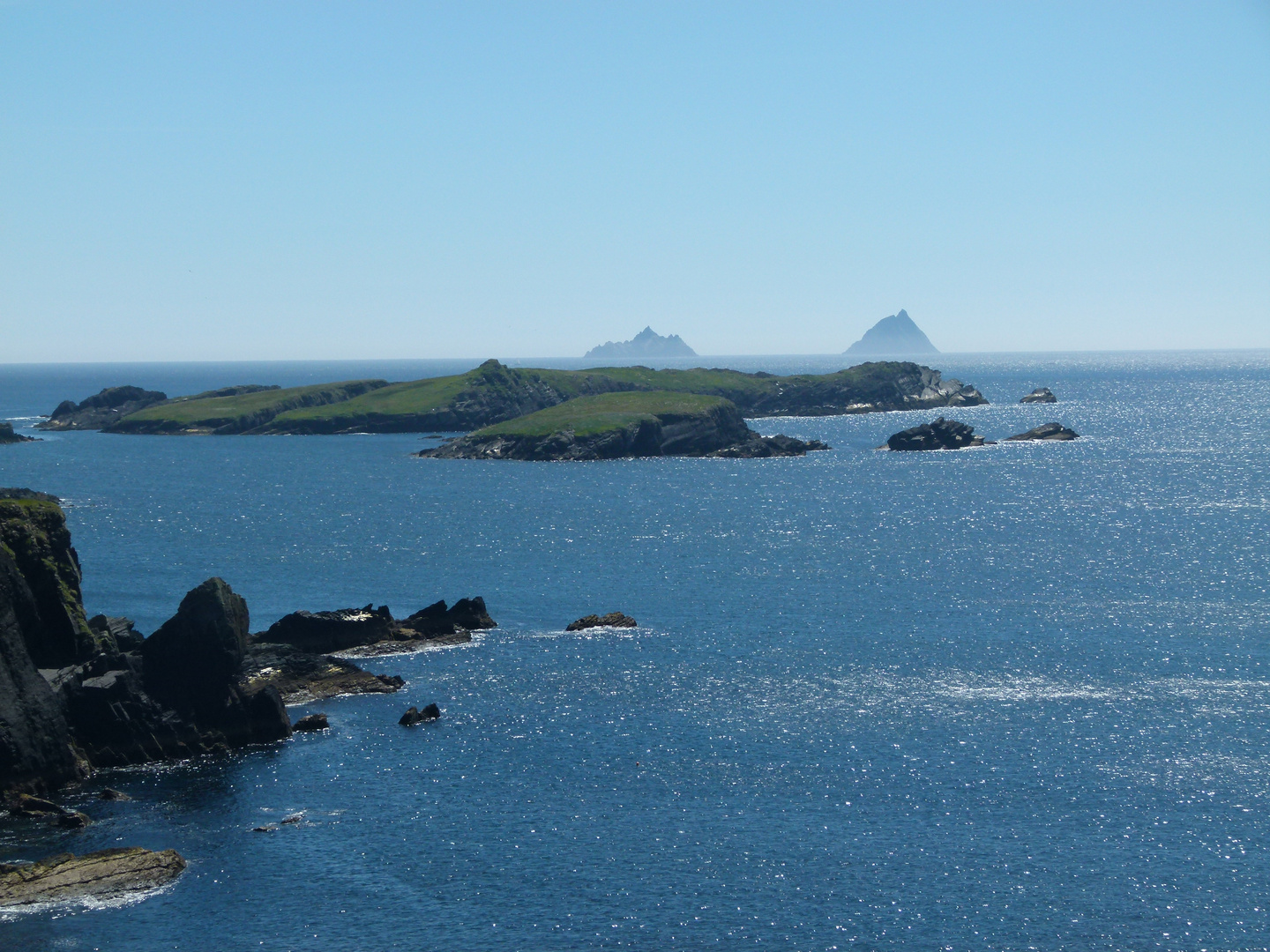 Skellig Islands in Sicht