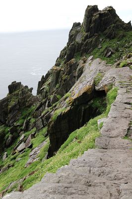 Skellig Michael - Rückweg vom Kloster zur Anlegestelle... Cave ne cadas!