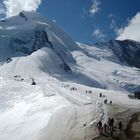 Ski auf dem Mittelallalin