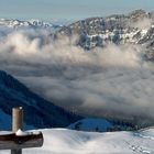 Ski Saison - Erste Tag, auf 2020 m, 29. Nov. 2003. Noch nicht den wahren Winteranfang