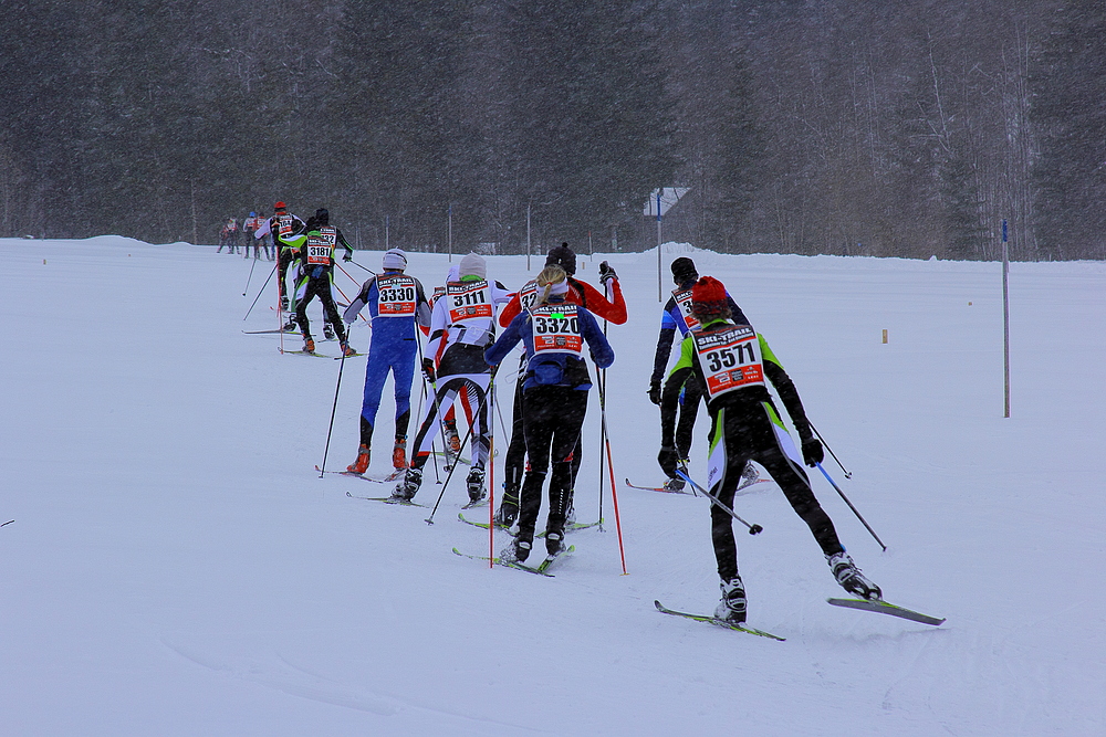 SKI-TRAIL Tannheimer Tal - Bad Hindelang - anstieg - nach dem Haldensee