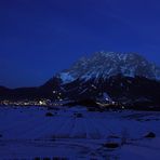 Ski WM 2011 - die ander seite / Zugspitze bei Nacht - mit Ehrwald