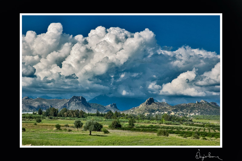 Skies and mountains