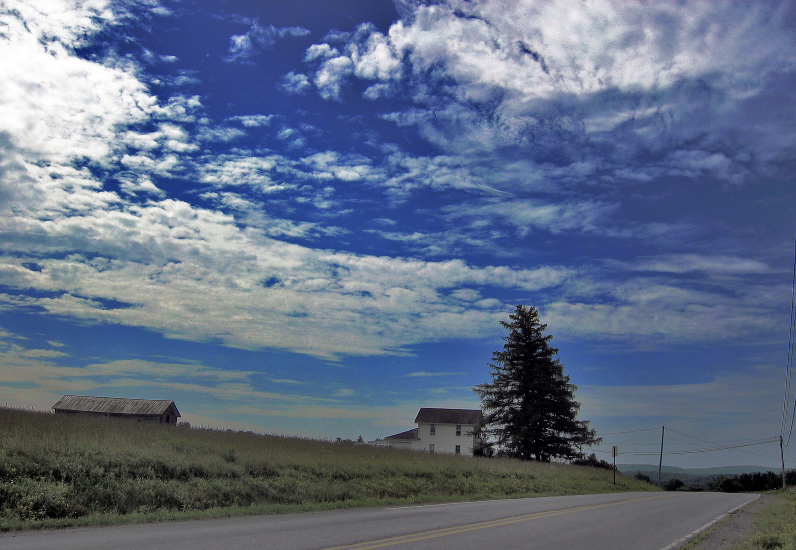 skies of Pennsylvania. USA