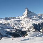 Skifahren am Matterhorn