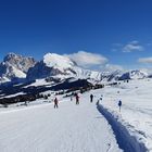 Skifahren auf der Seiseralm