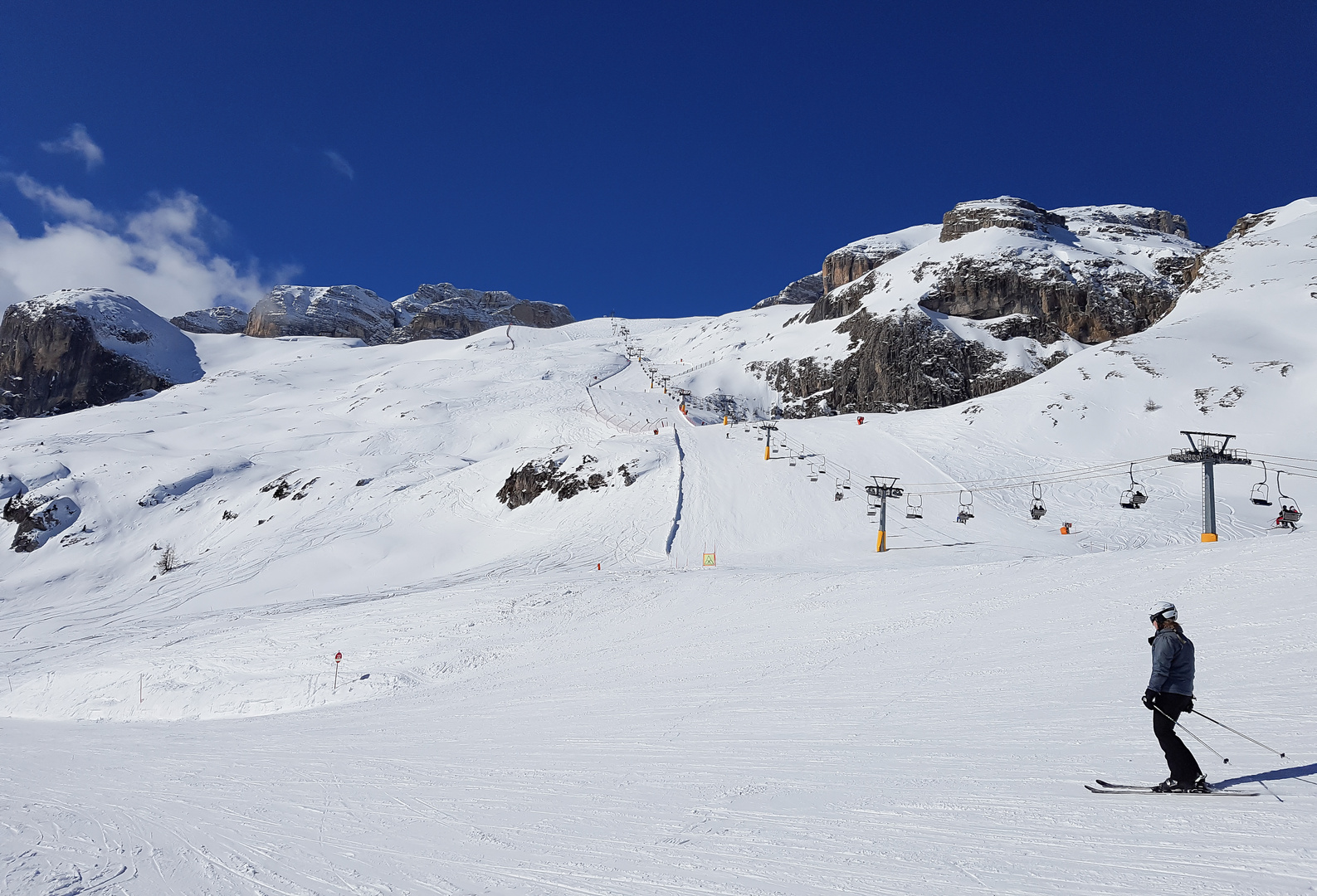 Skifahren auf der Sellaronda