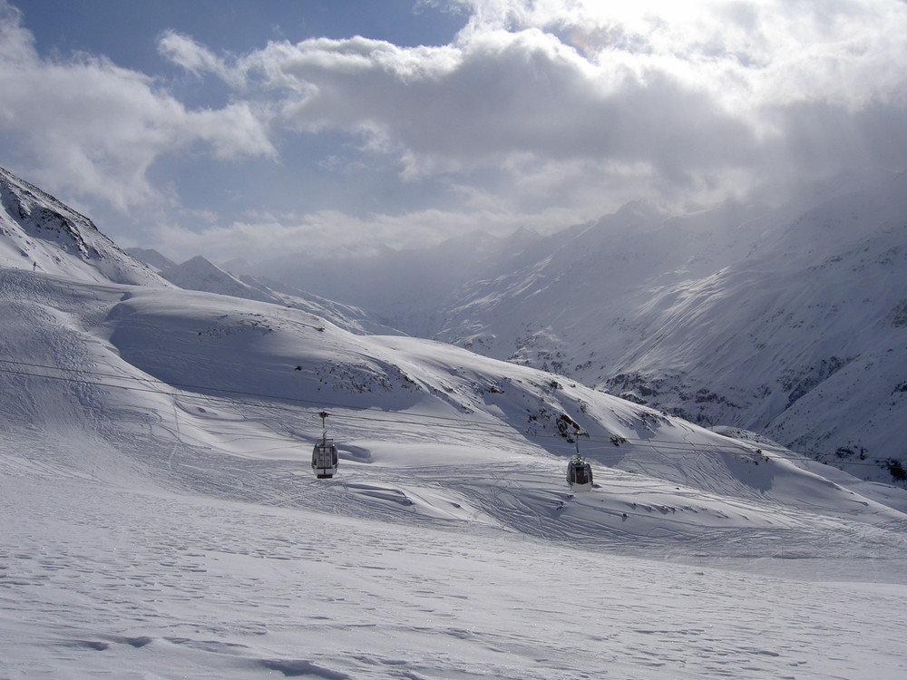 Skifahren im Ötztal