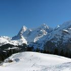 Skifahren vor Grandioser Kullisse