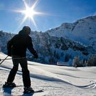 Skifahrer in Warth - Schröcken II