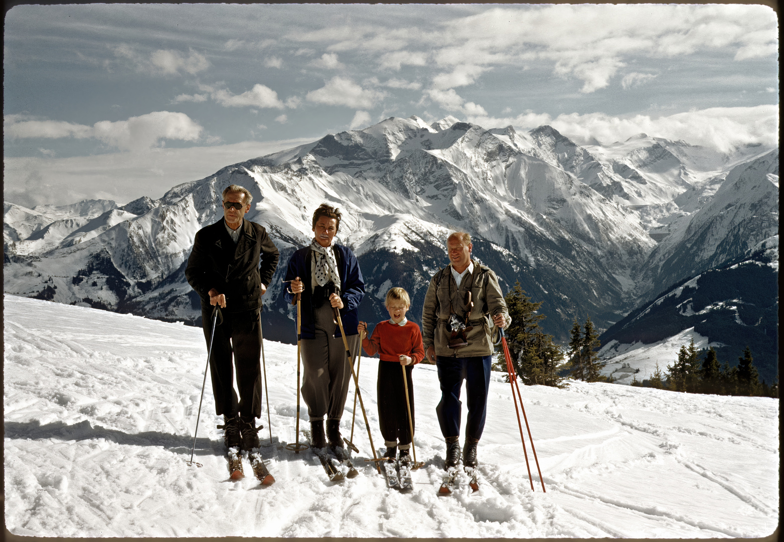 Skifahrn am Breiteck Lift 1959