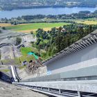 Skiflugschanze Vikersund - ich stand am Ablauf