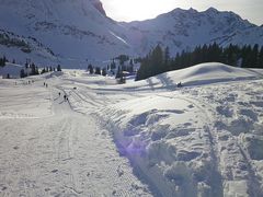 Skigebiet "Hochtannbergpass" bei Warth