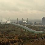 Skihalle-Bottrop.....Blick vom Tetraeder.