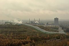 Skihalle-Bottrop.....Blick vom Tetraeder.