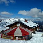 Skihütte auf Kreuzkogel im Skigebiet von Grossarl