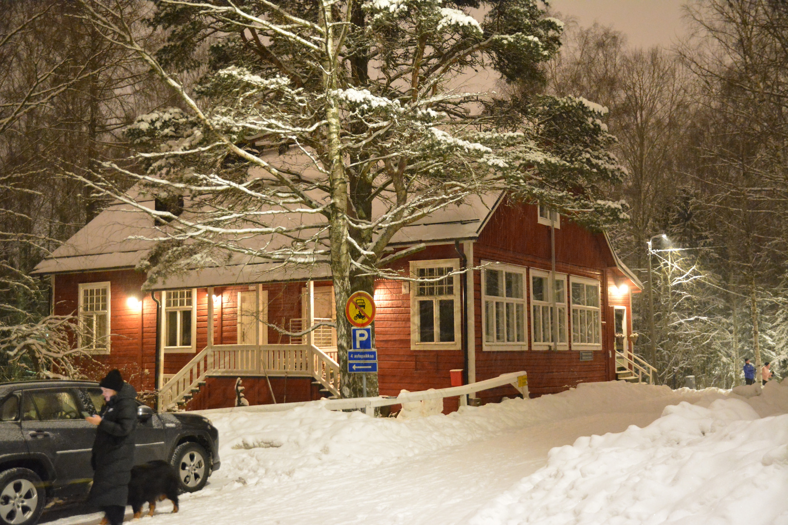 Skiing cottage on Maunula