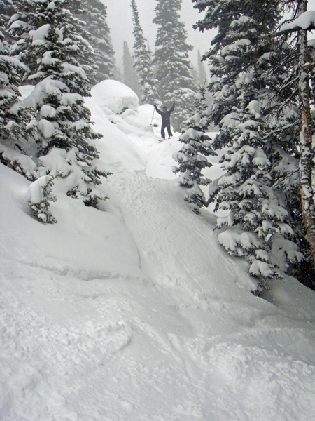 Skiing in Jackson Hole - auch wenn's schneit