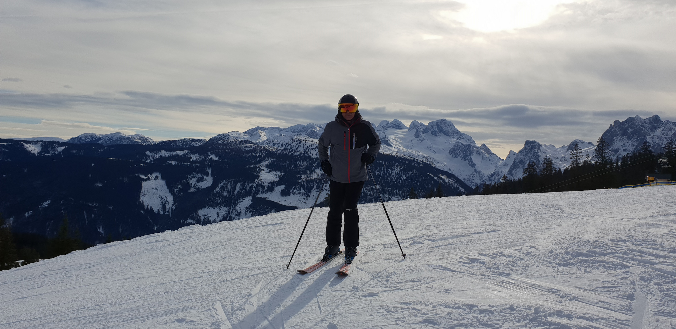 Skiing with my Father in Austria Dachstein West