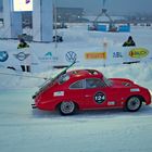 Skijöring mit Porsche.