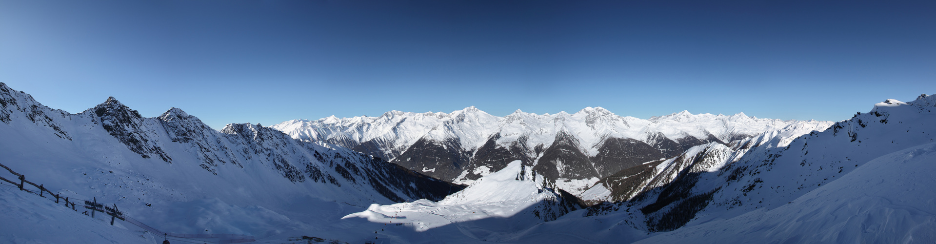 Skilift K.2.- 360 grad Panoramabild ( Klausberg - Südtirol ) 2510m