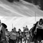 Skimarathon in b/w