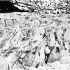 Skimming over Norris Glacier...