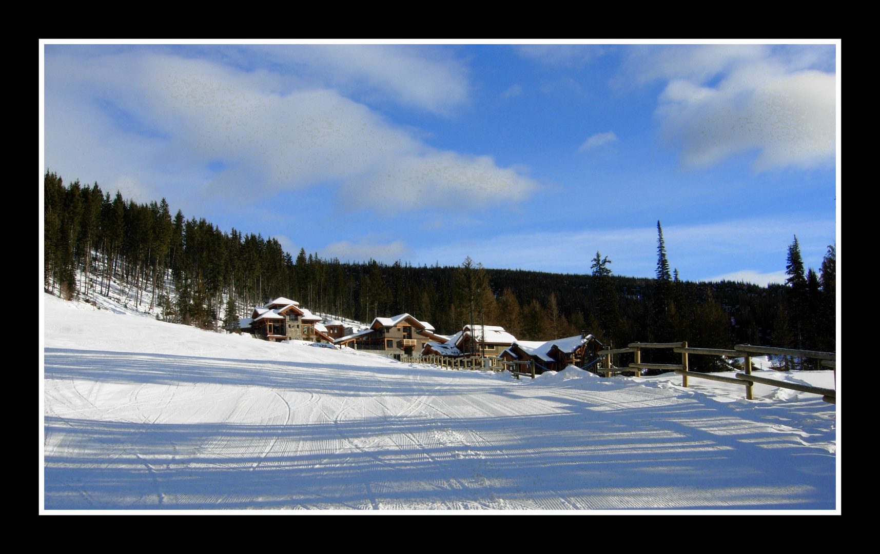 Skipiste in Sun Peak