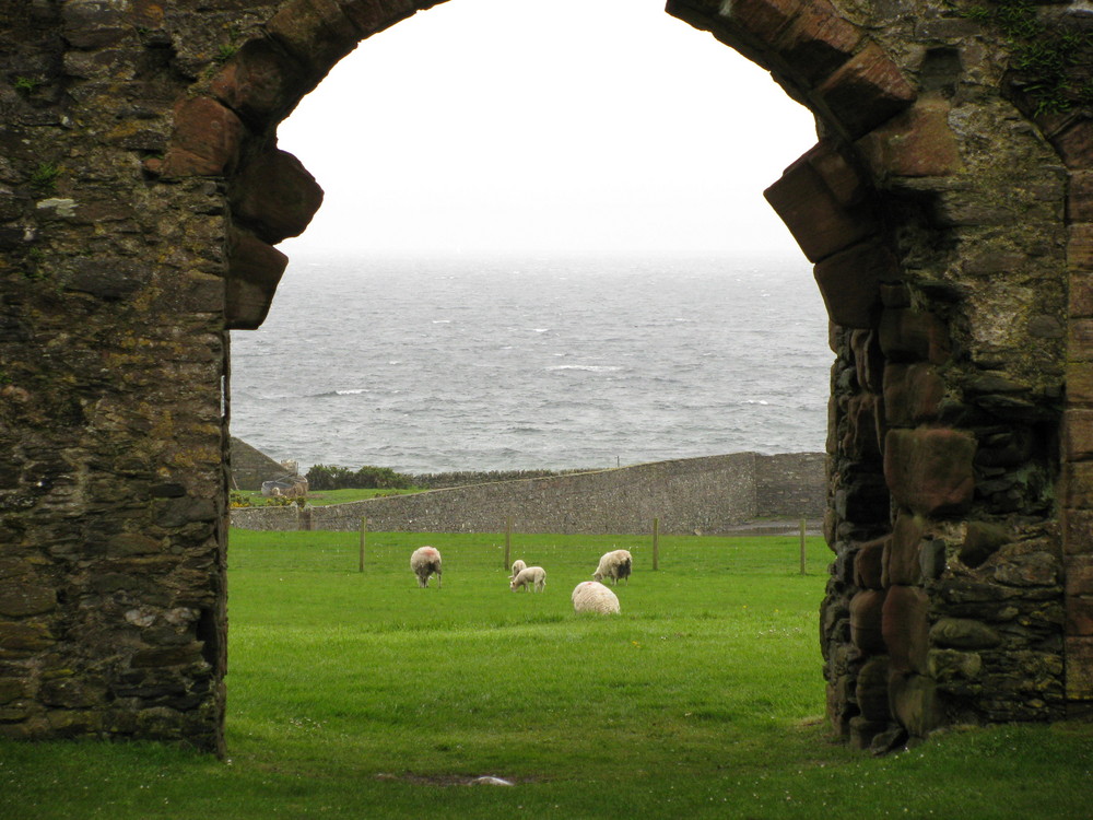 Skipness - Schöne Blicke durch das Skipness-Castle