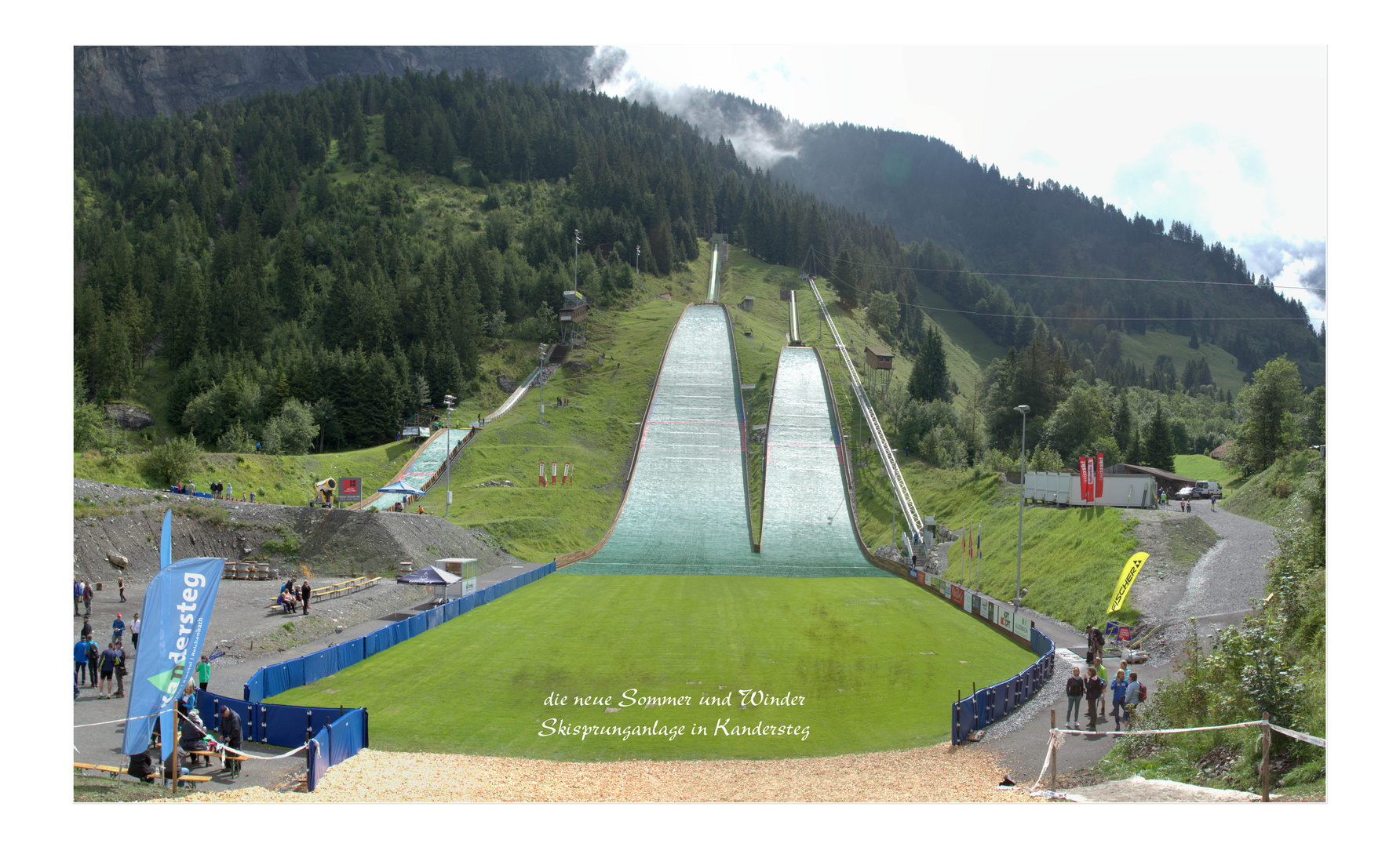 Skispringen 2 neue Schanze in Kandersteg