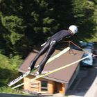 Skispringen im August - Absprung