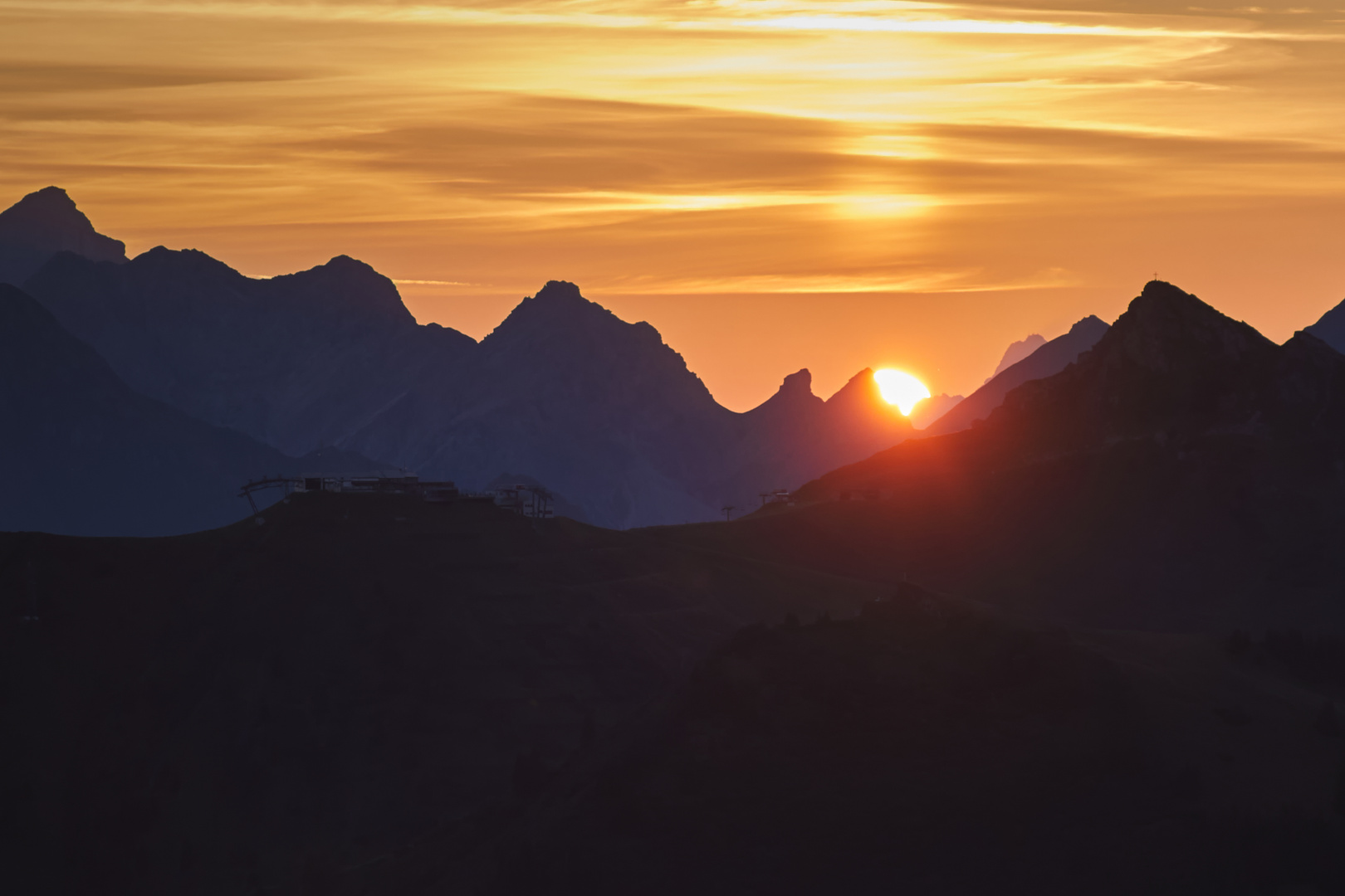 Skistation im Sommer